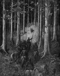 Gustave Dore Orlando Furioso 060 Vintage Illustration A4 Photo Print