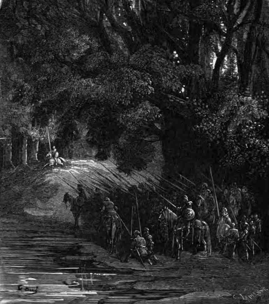 Gustave Dore Orlando Furioso 097 Vintage Illustration A4 Photo Print
