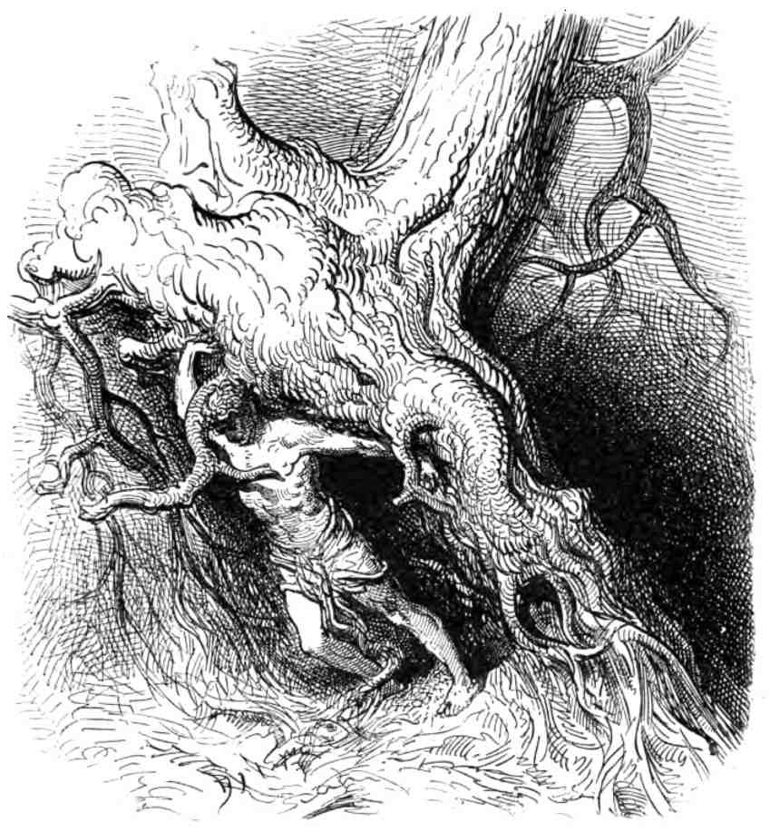 Gustave Dore Orlando Furioso 124 Vintage Illustration A4 Photo Print