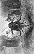 Gustave Dore Orlando Furioso 154 Vintage Illustration A4 Photo Print