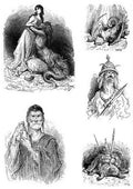 Gustave Dore Orlando Furioso 177 Vintage Illustration A4 Photo Print