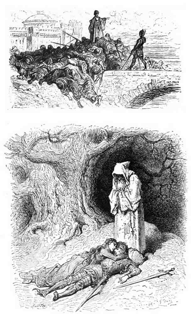 Gustave Dore Orlando Furioso 180 Vintage Illustration A4 Photo Print