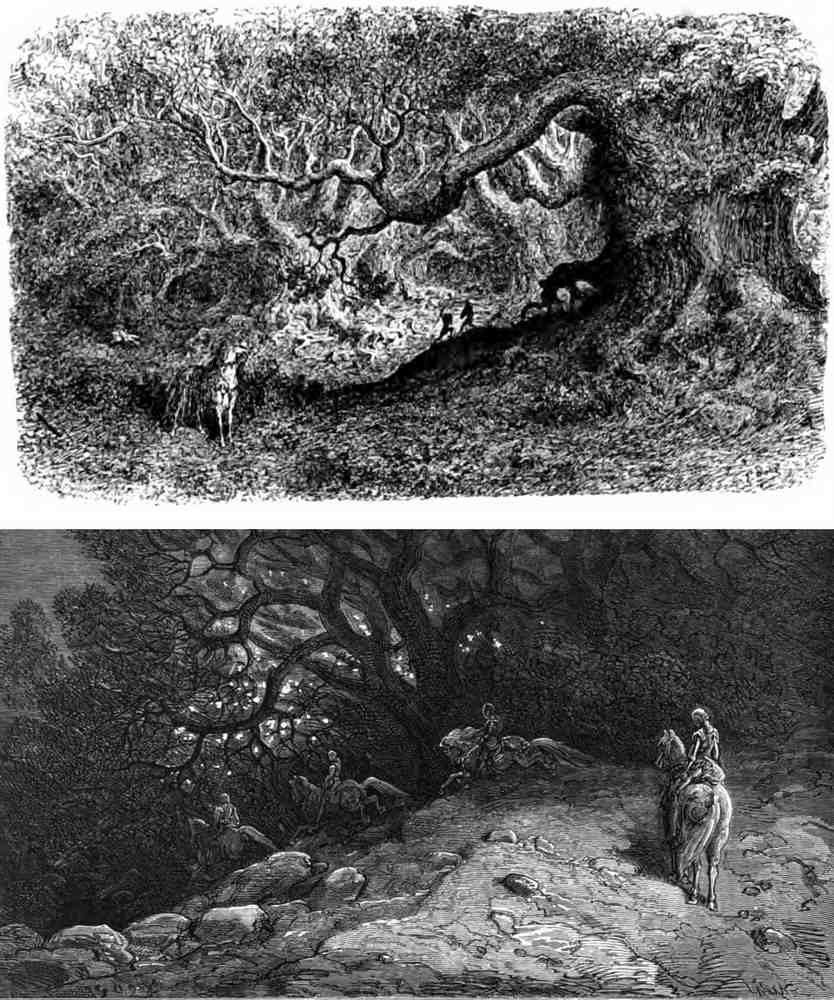 Gustave Dore Orlando Furioso 225 Vintage Illustration A4 Photo Print