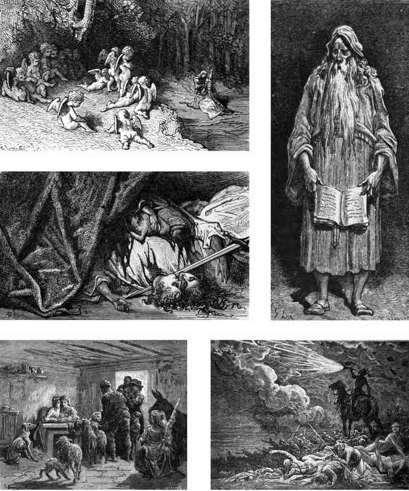 Gustave Dore Orlando Furioso 230 Vintage Illustration A4 Photo Print