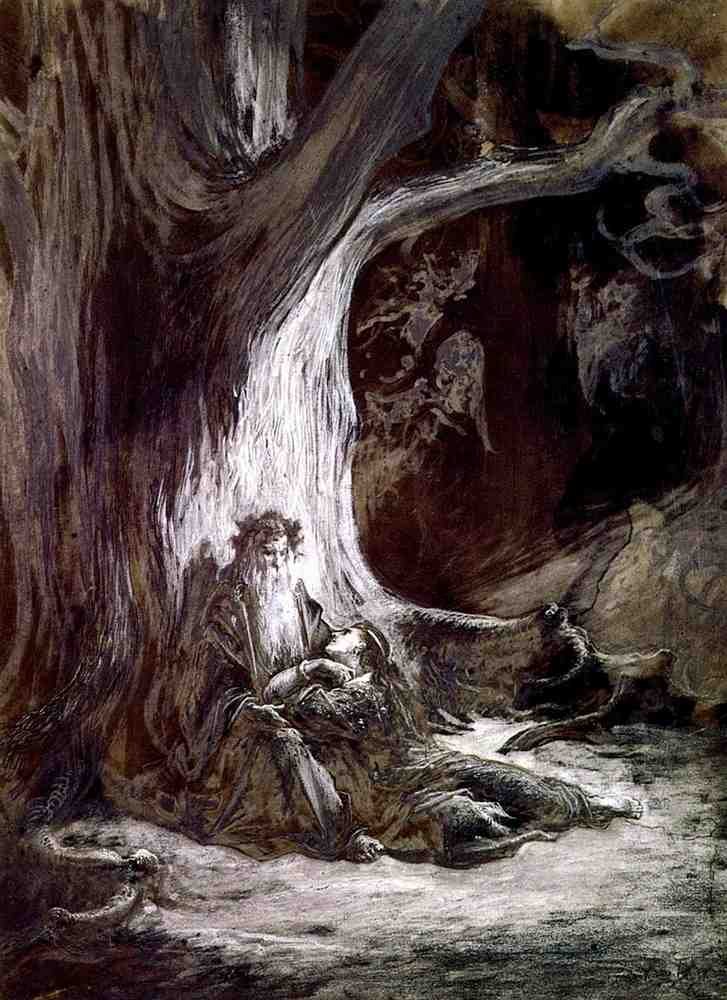 Gustave Dore Paintings 034 Vintage Illustration A4 Photo Print