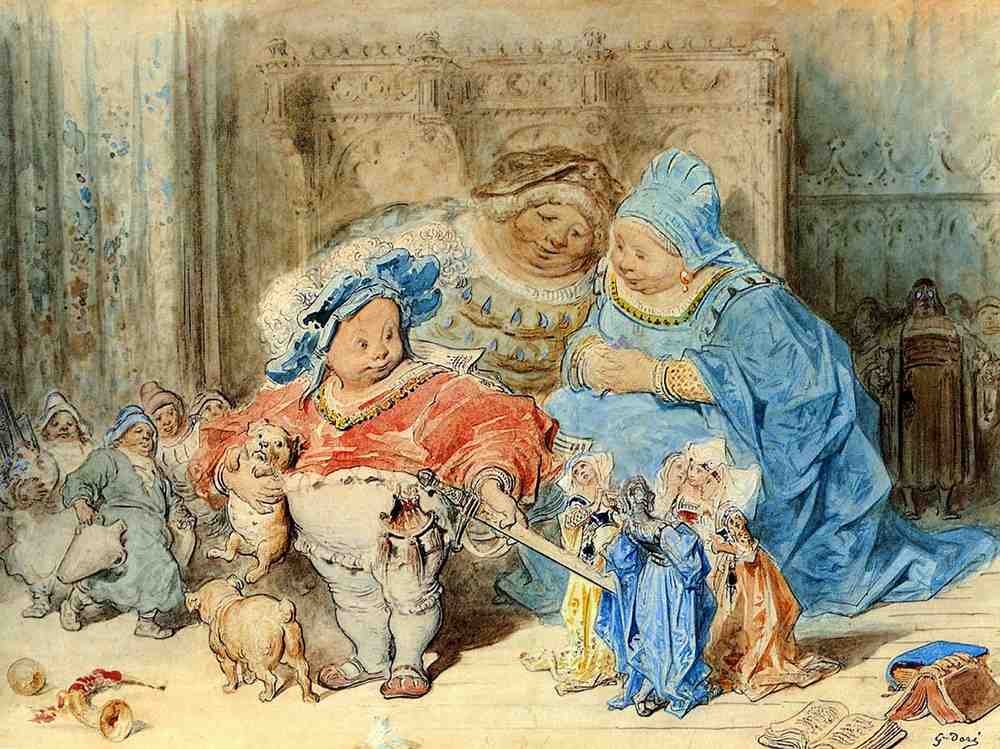 Gustave Dore Paintings 048 Vintage Illustration A4 Photo Print