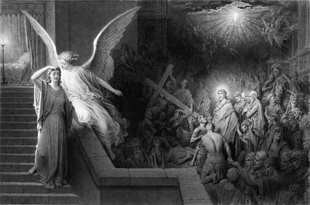 Gustave Dore Paintings 058 Vintage Illustration A4 Photo Print