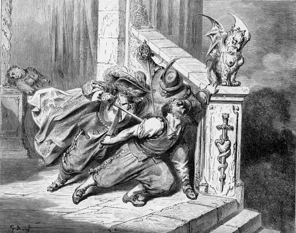 Gustave Dore Paintings 096 Vintage Illustration A4 Photo Print