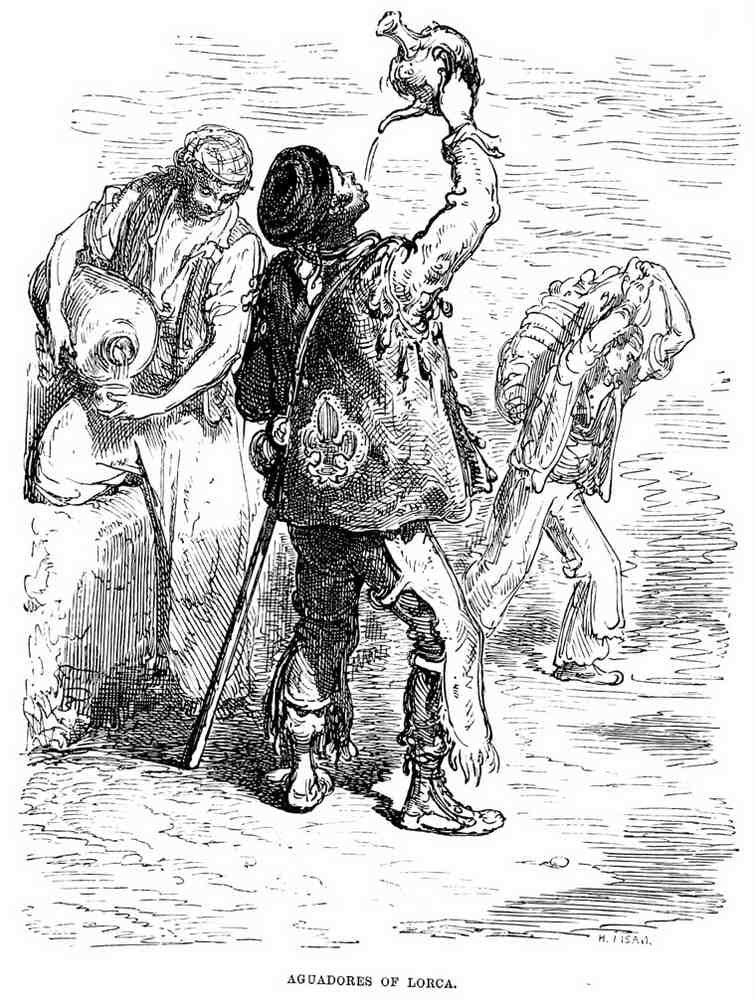 Gustave Dore Spain 020 Vintage Illustration A4 Photo Print