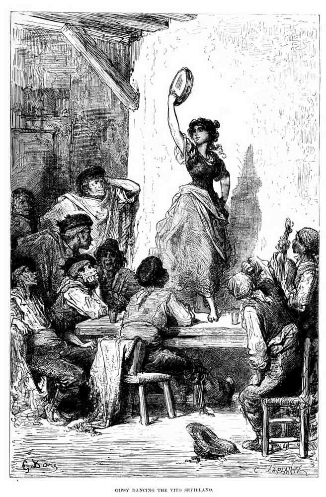 Gustave Dore Spain 057 Vintage Illustration A4 Photo Print