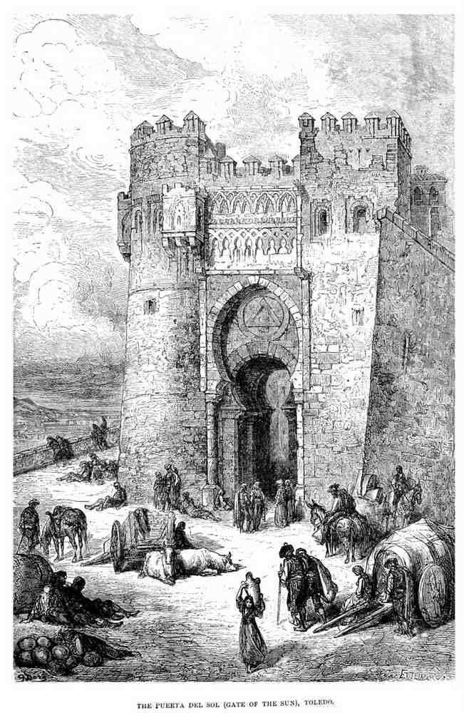 Gustave Dore Spain 069 Vintage Illustration A4 Photo Print