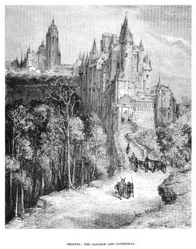 Gustave Dore Spain 074 Vintage Illustration A4 Photo Print
