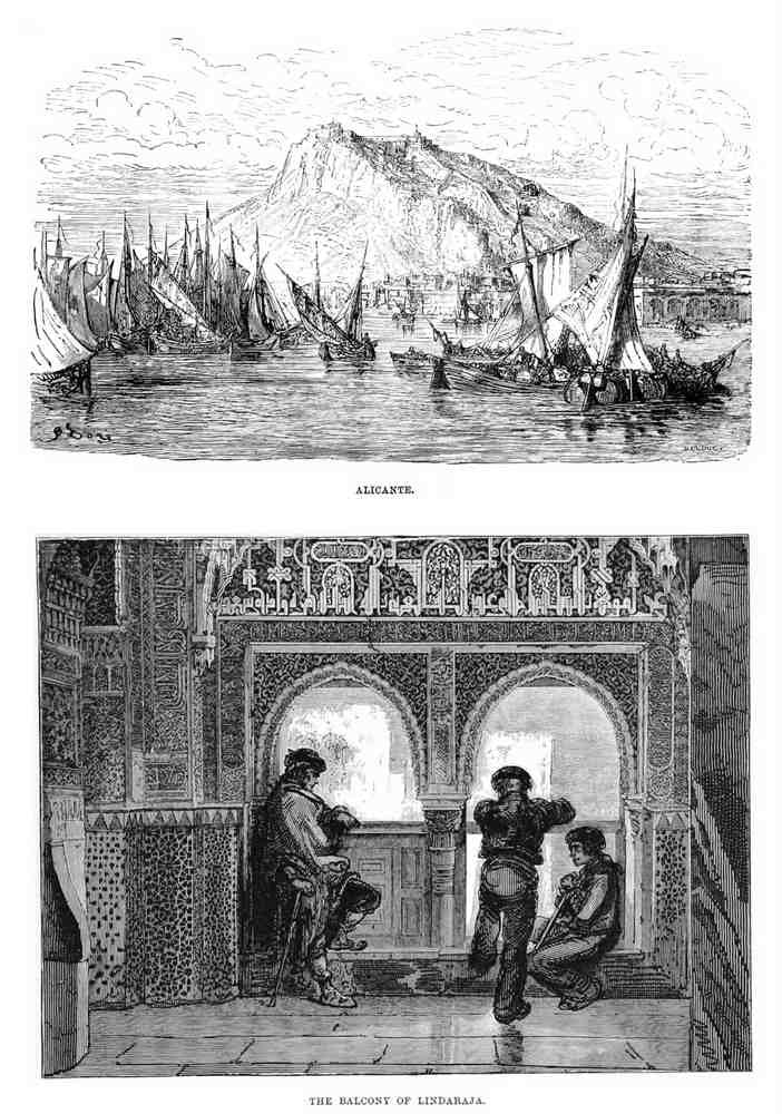 Gustave Dore Spain 094 Vintage Illustration A4 Photo Print