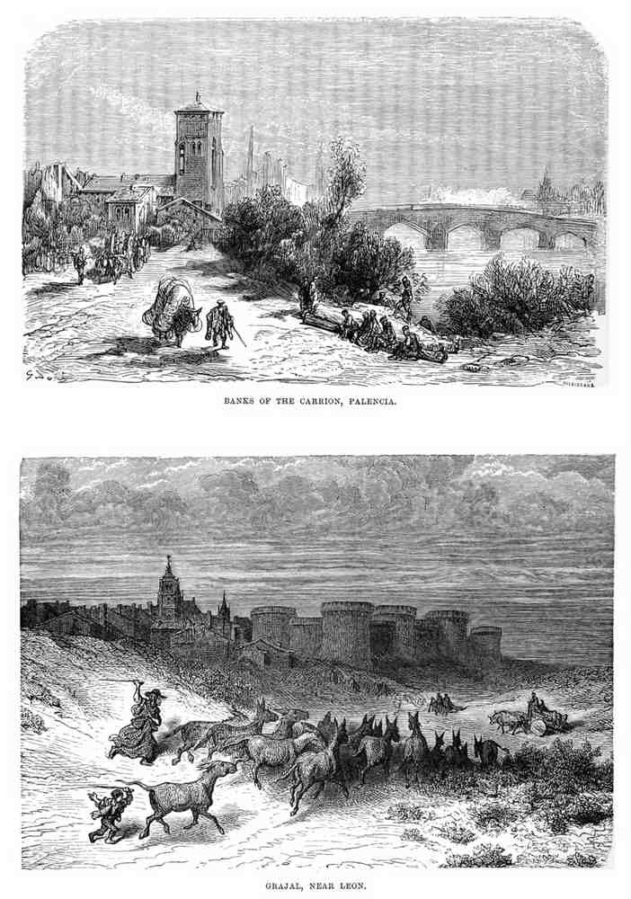 Gustave Dore Spain 100 Vintage Illustration A4 Photo Print