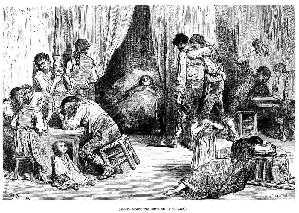 Gustave Dore Spain 139 Vintage Illustration A4 Photo Print