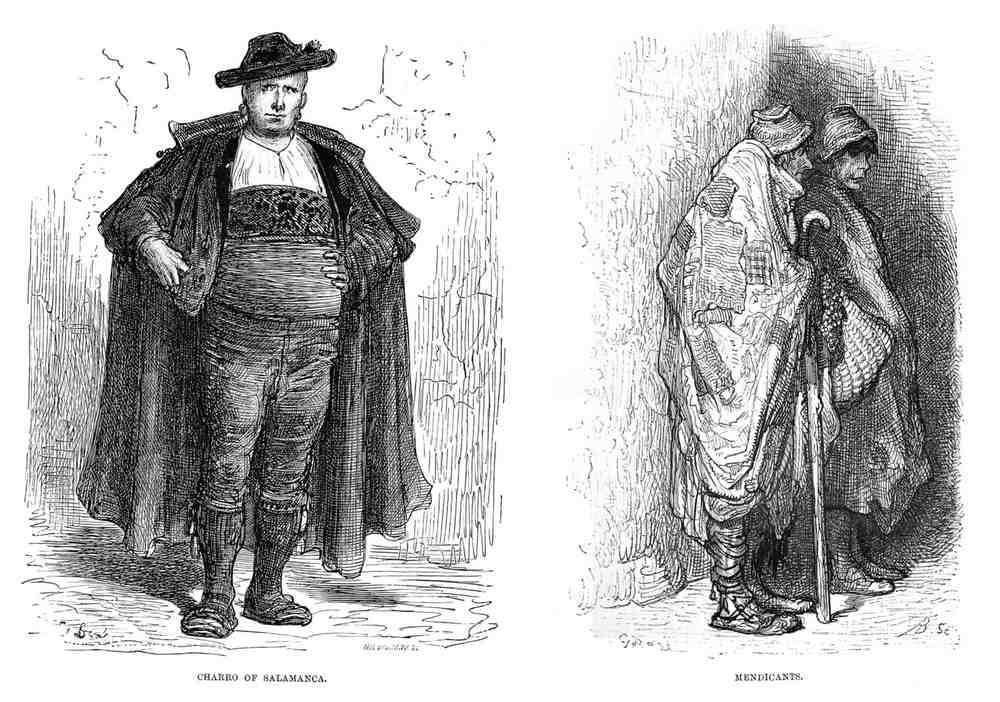 Gustave Dore Spain 171 Vintage Illustration A4 Photo Print