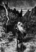 Gustave Dore the wandering jew A4 Photo Print