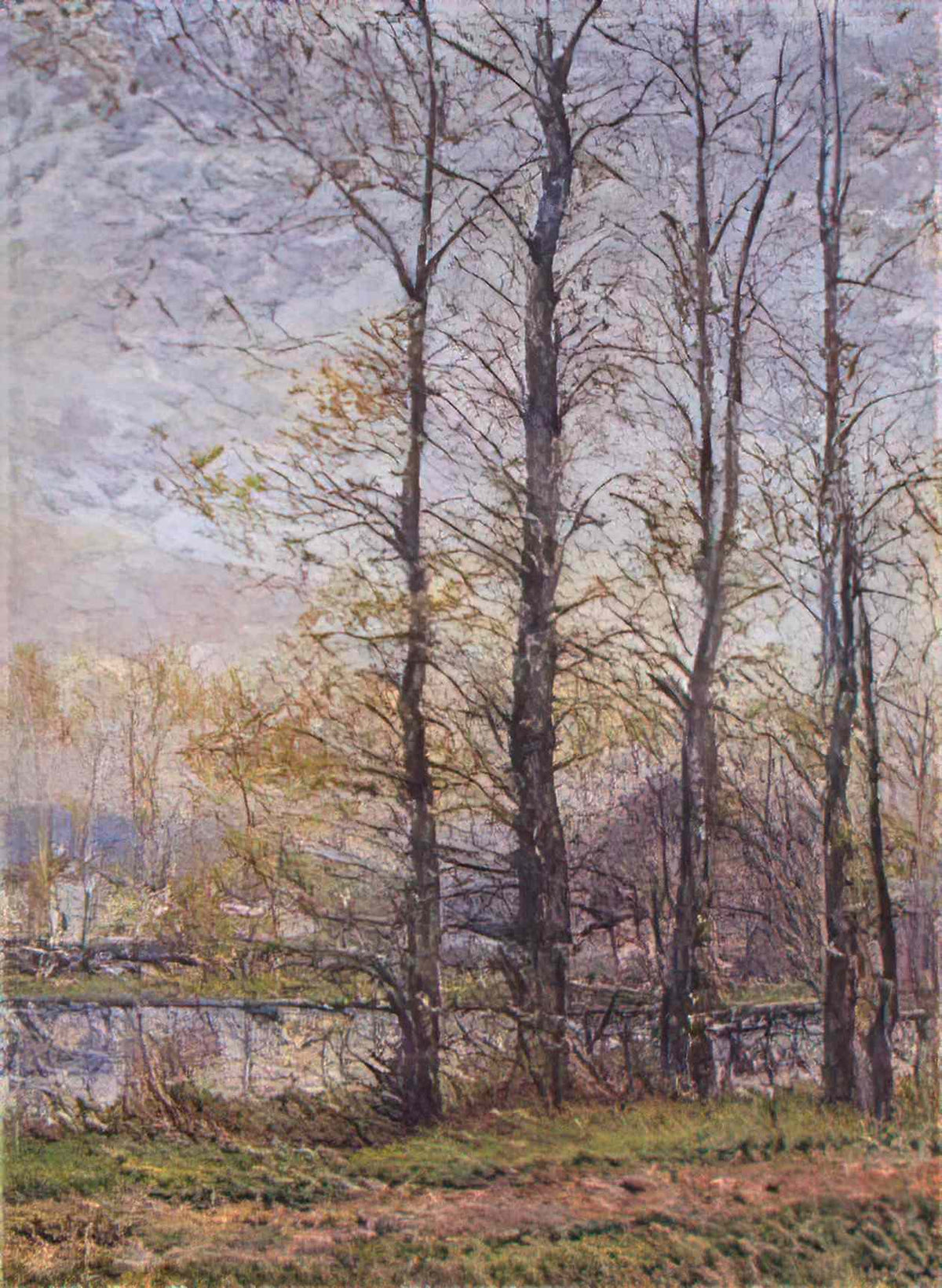 Gustave Loiseau by the oise at precy Art A4 Photo Print