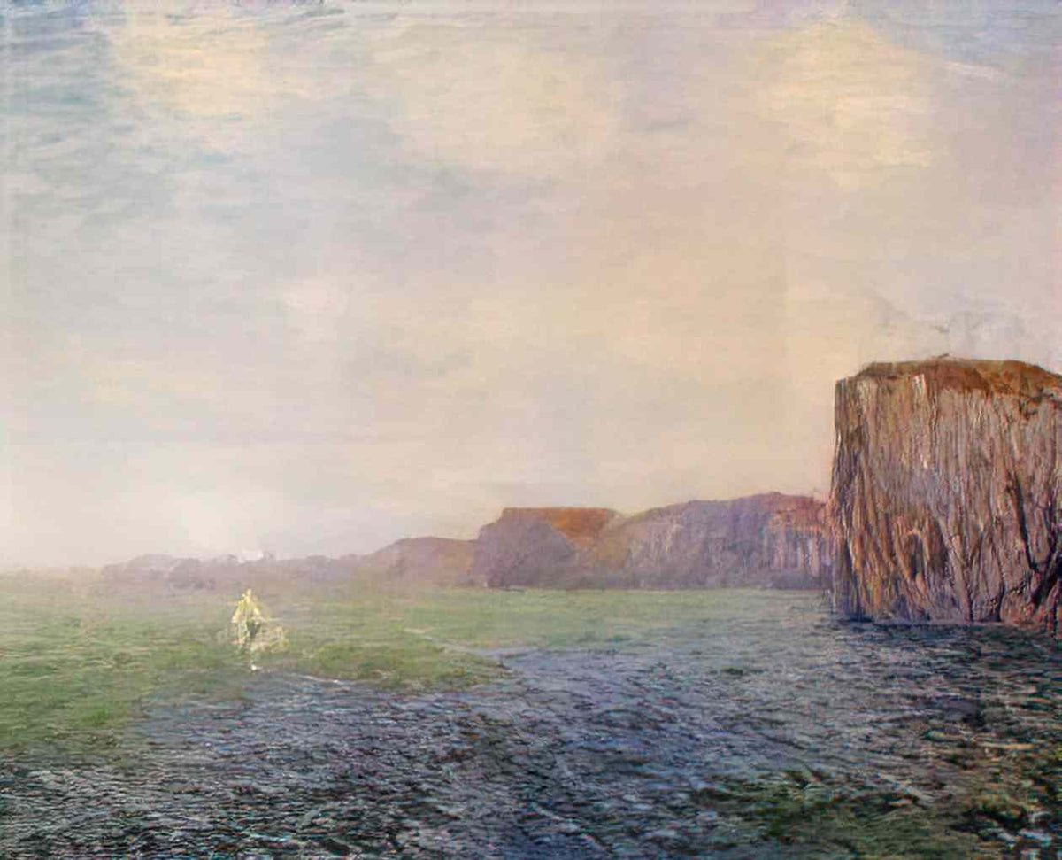 Gustave Loiseau cliffs by the sea 1901 Art A4 Photo Print