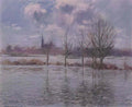 Gustave Loiseau flood near nantes 1909 Art A4 Photo Print