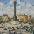 Gustave Loiseau place de la bastille Art A4 Photo Print