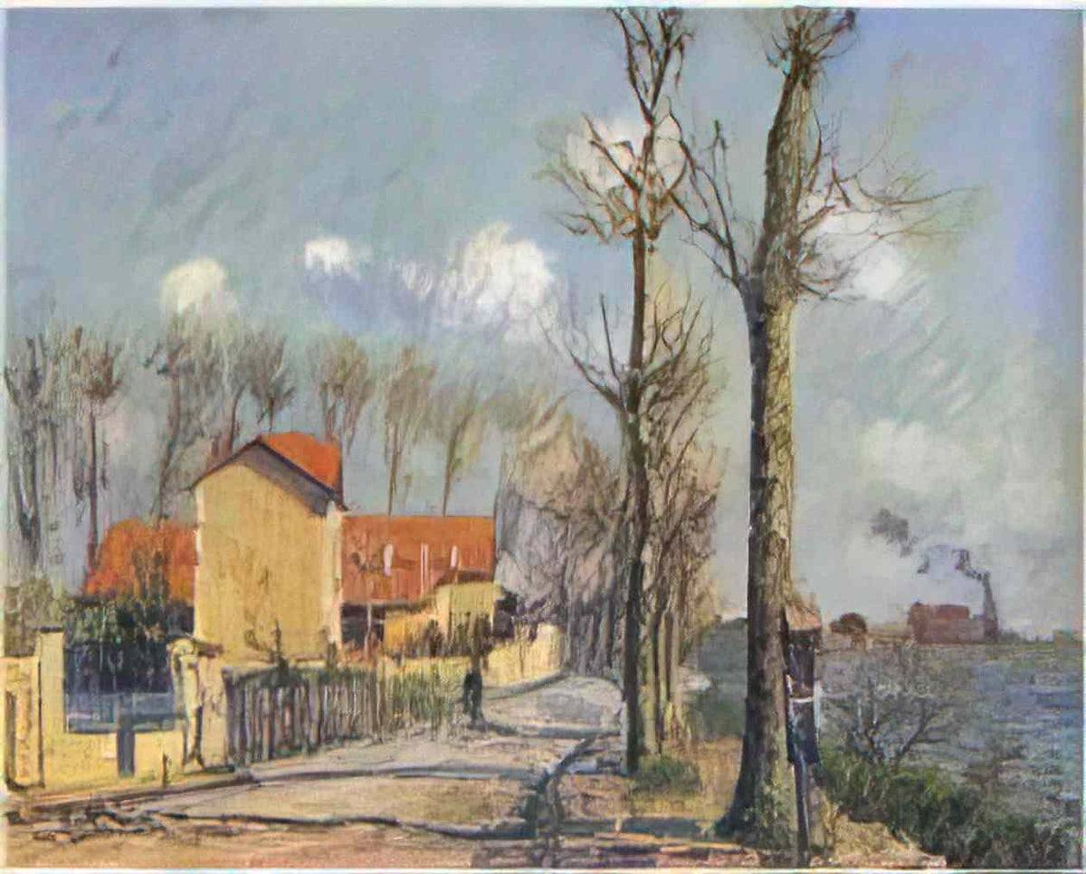 Gustave Loiseau quay of pothius in pontoise 1906 Art A4 Photo Print