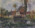 Gustave Loiseau by the eure river in autumn 1903 Art A4 Photo Print