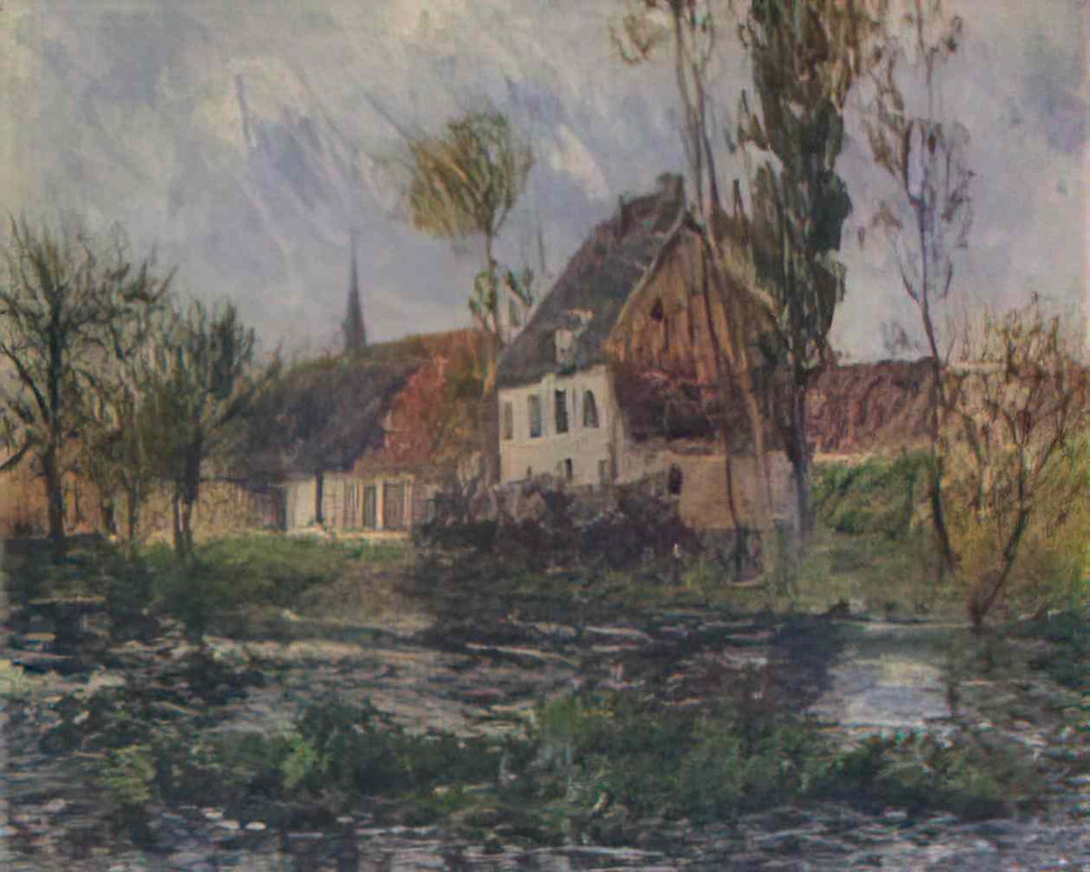 Gustave Loiseau by the eure river in autumn 1903 Art A4 Photo Print