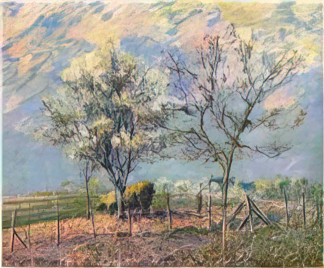 Gustave Loiseau by the eure river in spring 1902 Art A4 Photo Print