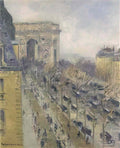 Gustave Loiseau the arc de triomphe friedland avenue Art A4 Photo Print