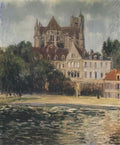 Gustave Loiseau by the oise river Art A4 Photo Print