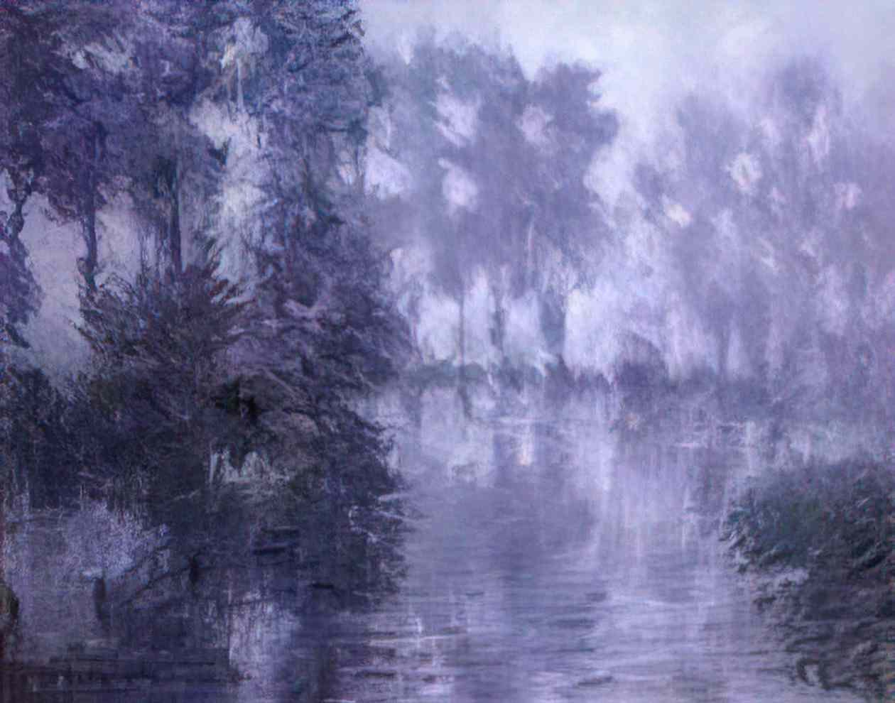 Gustave Loiseau by the orne river near caen Art A4 Photo Print