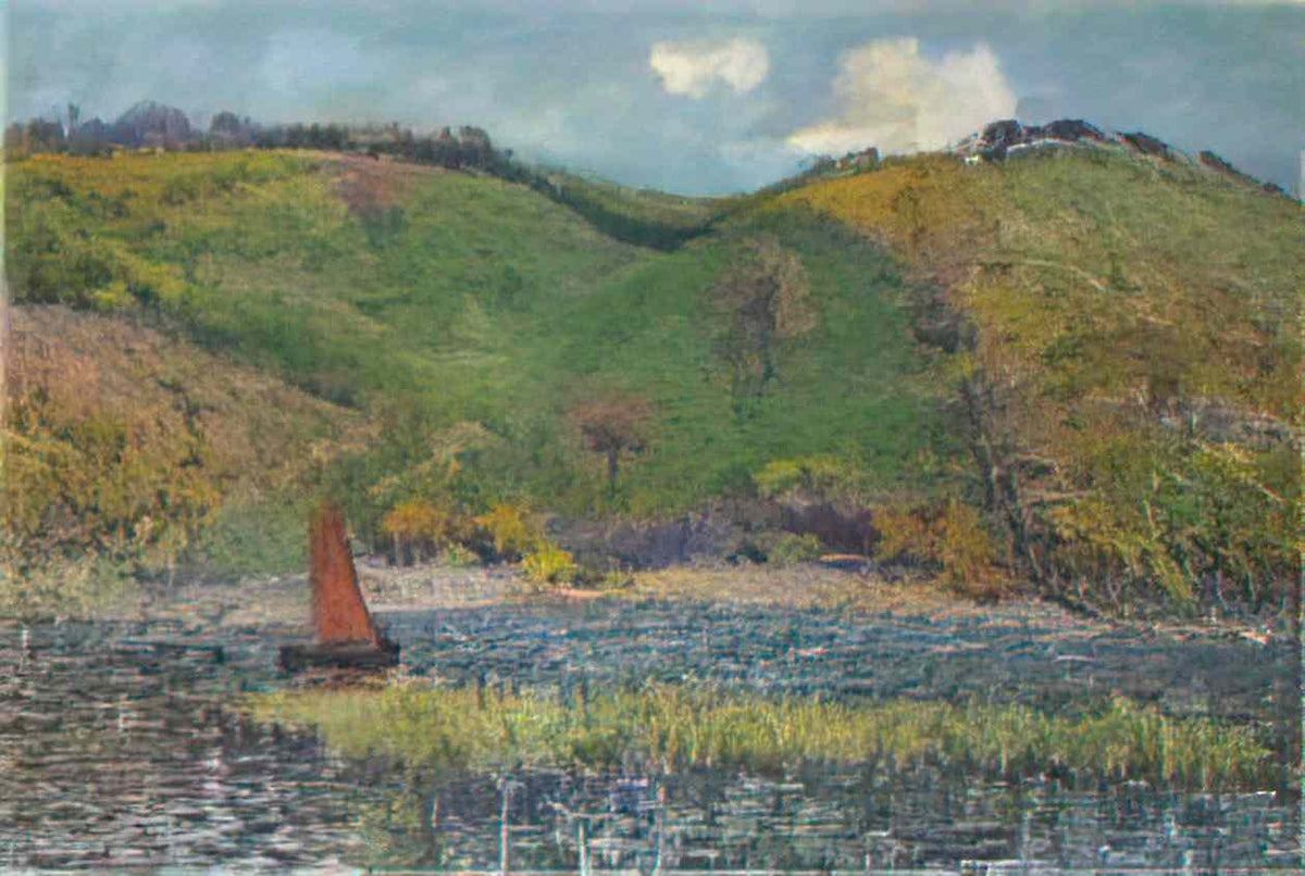 Gustave Loiseau by the river eure 1906 Art A4 Photo Print