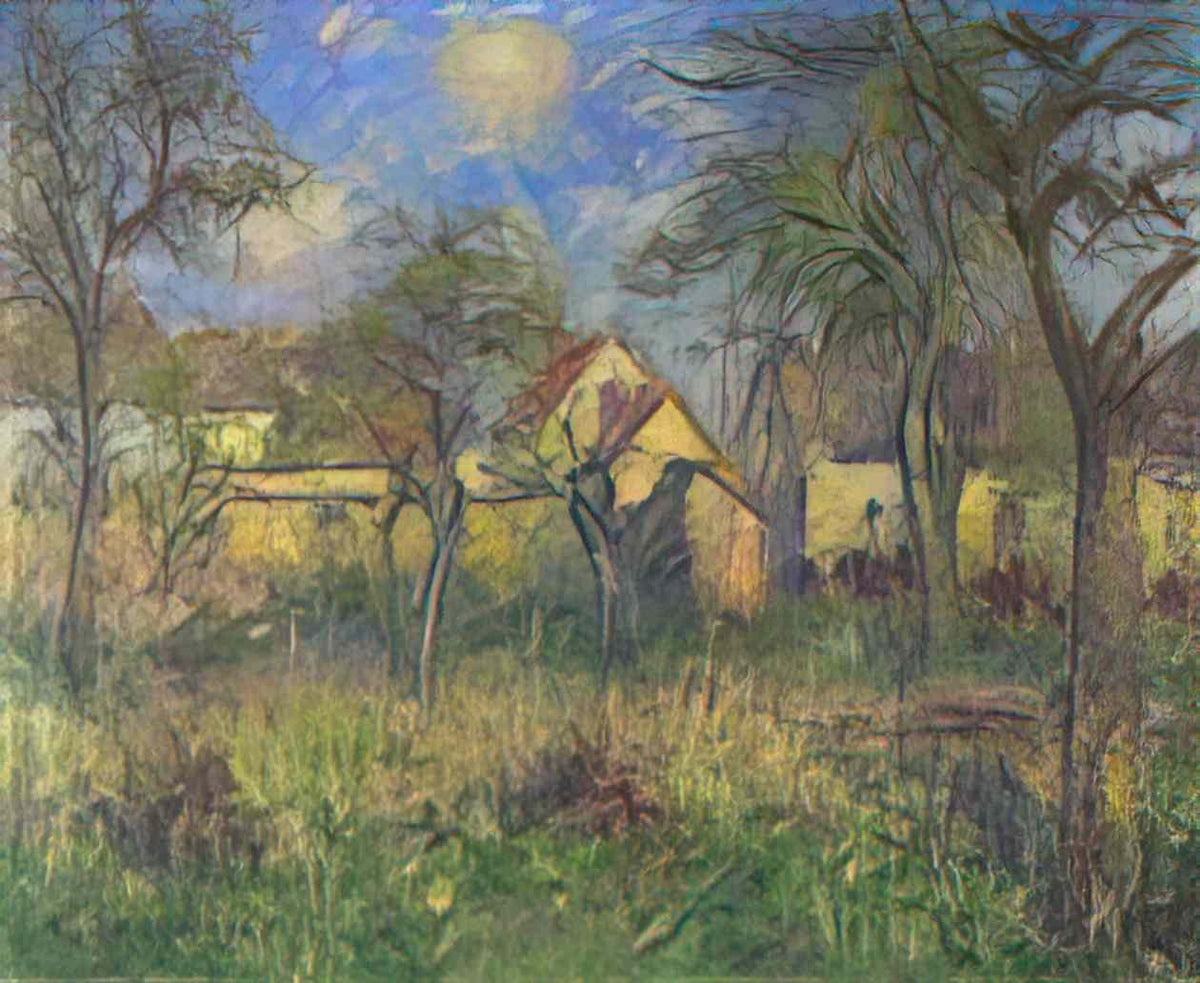 Gustave Loiseau the garden Art A4 Photo Print