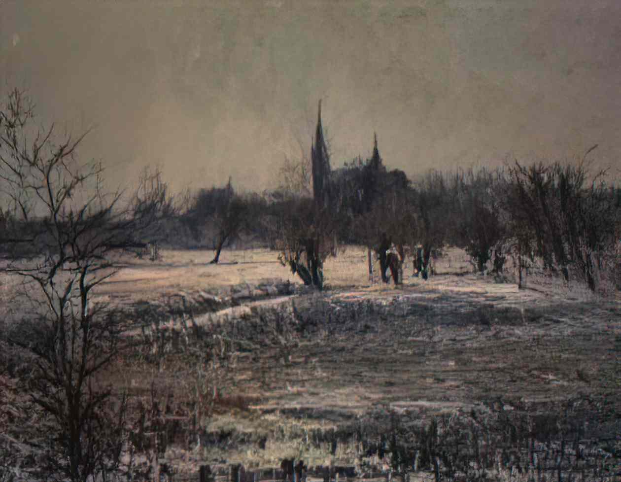 Gustave Loiseau fog morning effect 1917 Art A4 Photo Print