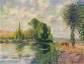 Gustave Loiseau wood and fields near st cyr vadreuil Art A4 Photo Print
