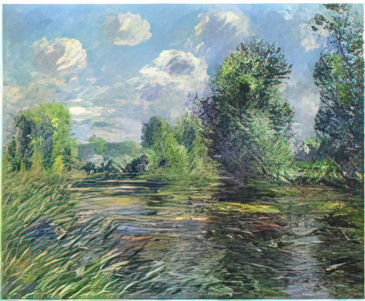 Gustave Loiseau woods near eure river 1920 Art A4 Photo Print