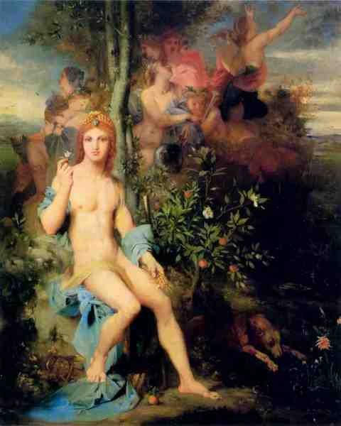 Gustave Moreau Apollo And The Nine Muses 5 A4 Photo Print