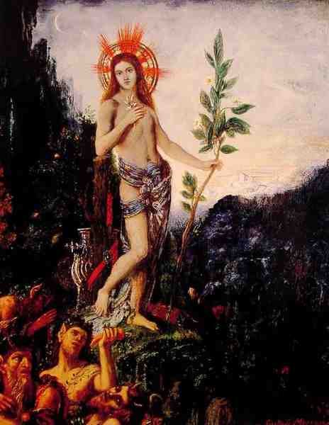 Gustave Moreau Apollo And The Satyrs 5 A4 Photo Print