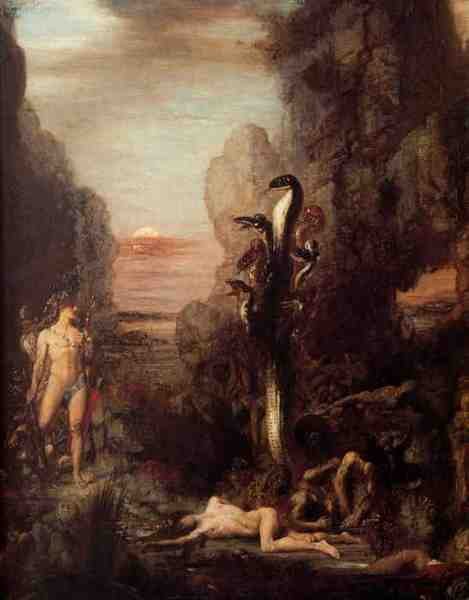 Gustave Moreau Moreau Hercules And The Hydra 1876 5 A4 Photo Print