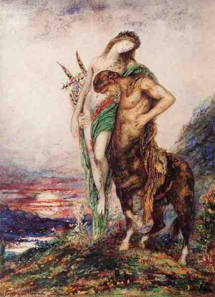 Gustave Moreau Moreau The Dead Poet Borne By A Centaur 5 A4 Photo Print