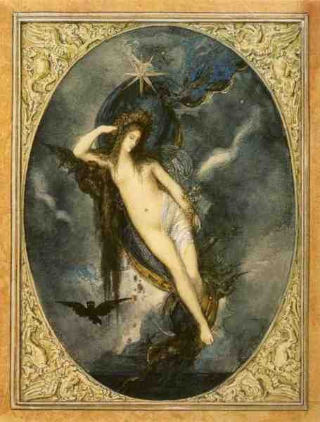 Gustave Moreau Night 5 A4 Photo Print