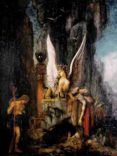Gustave Moreau Oedipus The Wayfarer 5 A4 Photo Print