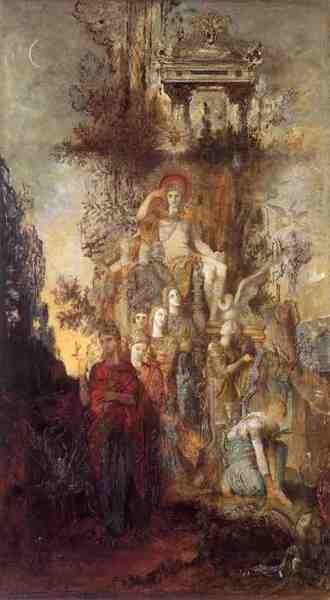Gustave Moreau The Muses Leaving Their Father Apollo To Go 5 A4 Photo Print
