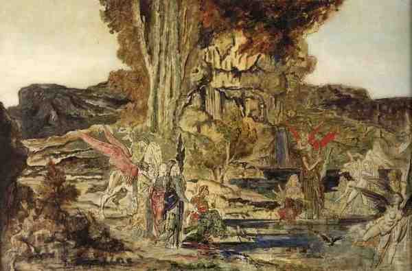 Gustave Moreau The Pierides 5 A4 Photo Print