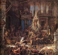 Gustave Moreau The Suitors 5 A4 Photo Print