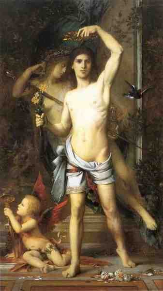 Gustave Moreau The Young Man And Death 5 A4 Photo Print