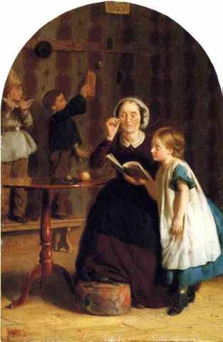 Guy Seymour Joseph The Reading Lesson A4 Photo Print