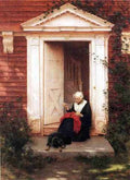 Guy Seymour Joseph Woman S Work Is Never Done A4 Photo Print