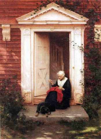 Guy Seymour Joseph Woman S Work Is Never Done A4 Photo Print